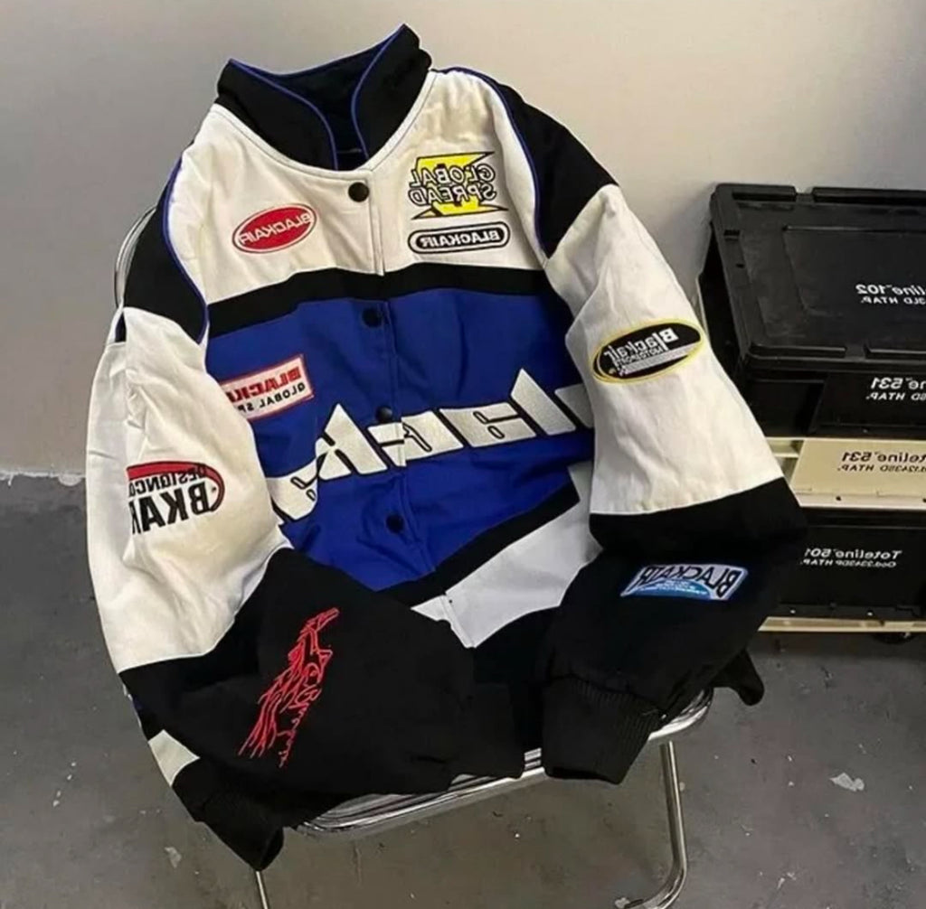 Black Air Blue Racing Jacket