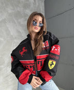 Ferrari F1 Racing Black Jacket