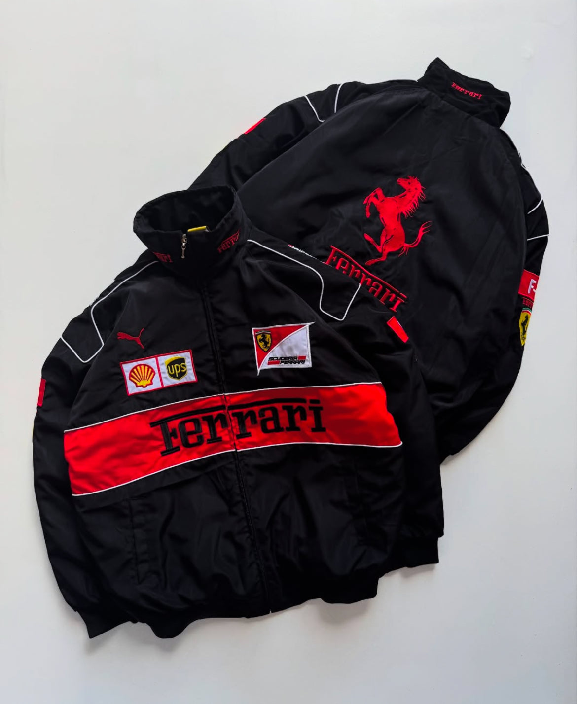 Ferrari F1 Racing Black Jacket