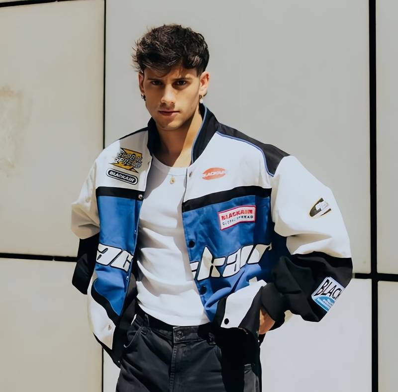 Black Air Blue Racing Jacket